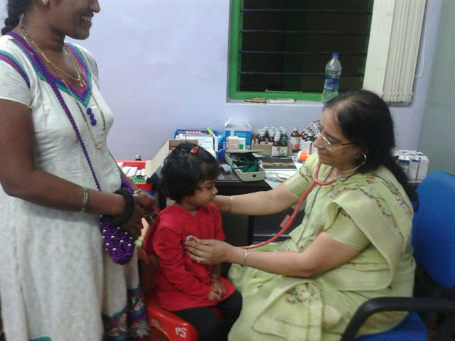 Health camp at Peaceful Society Madkai