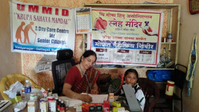 Mobile Health Clinic in association with Bandora Snehamandir